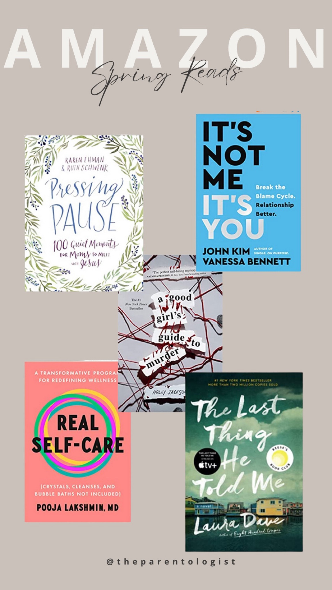 Some of my favorite books I’m reading this Spring! From fun fiction, mental health, and journal writing there is one best for you too! 

#LTKFind #LTKunder50 #LTKunder100