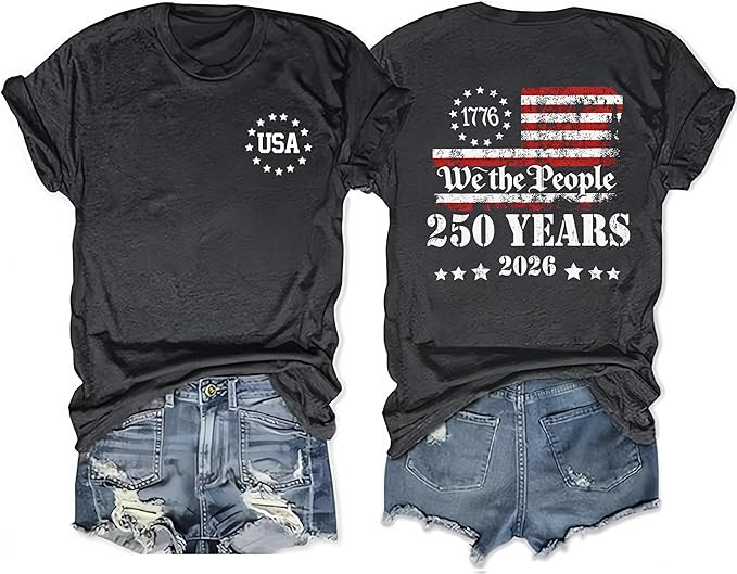 American Flag Shirts Women 4th of July Tshirt American Proud Tops USA Stars Stripes Graphic Tee | Amazon (US)