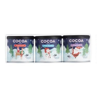 Santa & Friends Mini Hot Cocoa Mix Gift Set 3 Pack | World Market