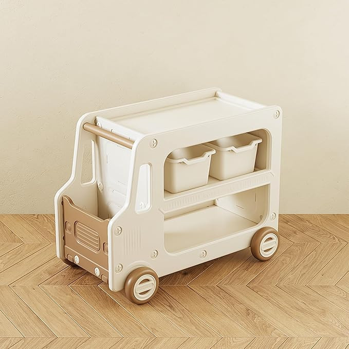 Deer COCO Toy Organizers And Storage For Kids, 2 Layers Toy Storage Cabinet With Bookshelf Toys O... | Amazon (US)