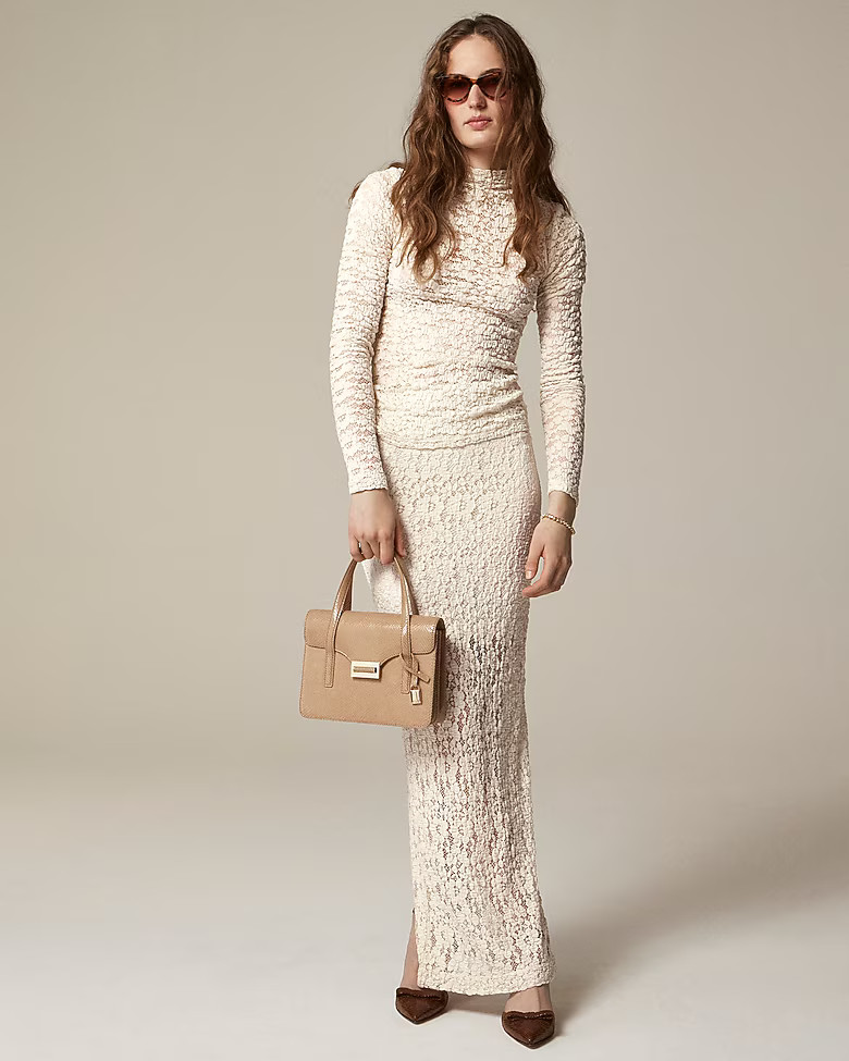 Lace maxi skirt | J. Crew US