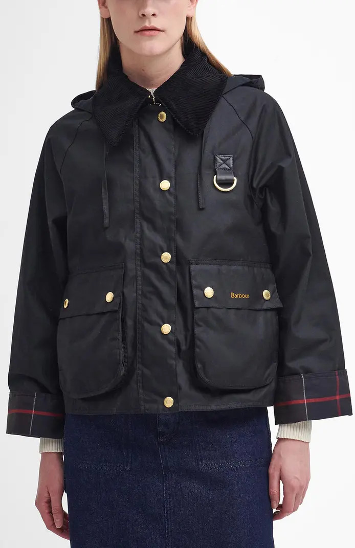Barbour Reighton Water Resistant Waxed Cotton Jacket | Nordstrom | Nordstrom