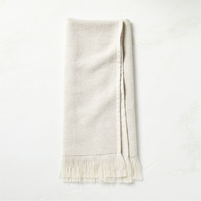 Jordin Hemp Natural Hand Towel + Reviews | CB2 | CB2