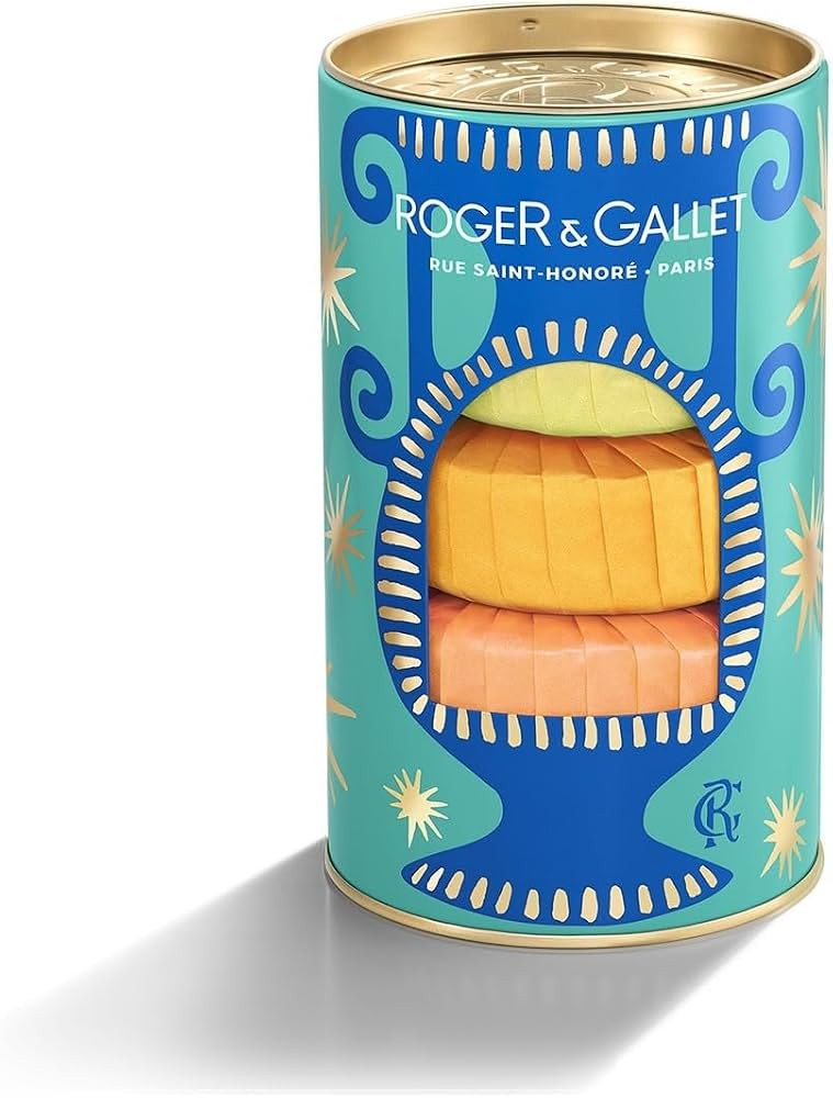 ROGER & GALLET | Wellbeing Soap Tin Trio 2 | Vanille, Neroli, Fleur d\u2019Osmanthus | 3 x 3.5 oz... | Amazon (US)