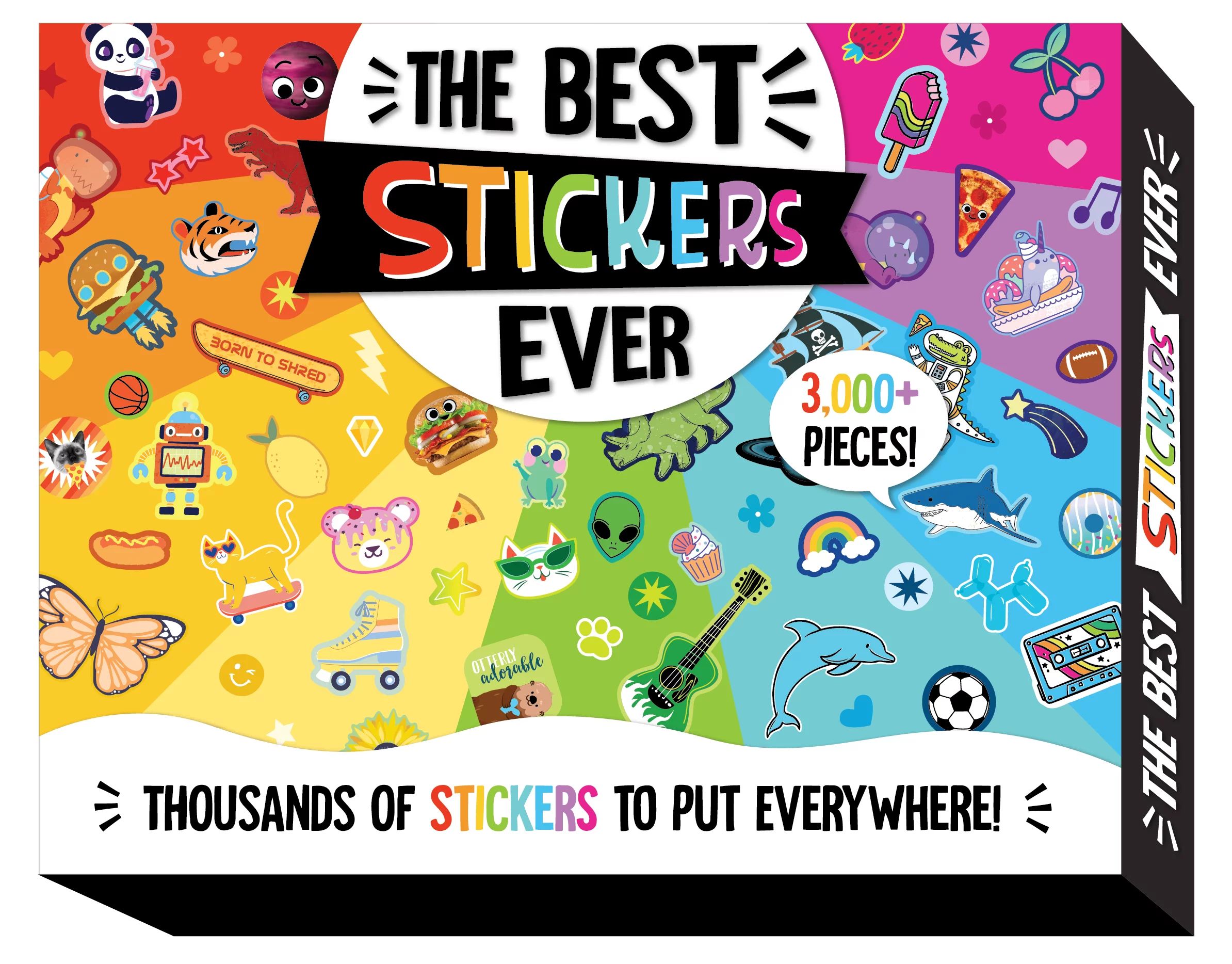 Pen+Gear Best Stickers Ever Box, Puffy, Glitter, Paper, Sticker Set - 3000+ Stickers | Walmart (US)