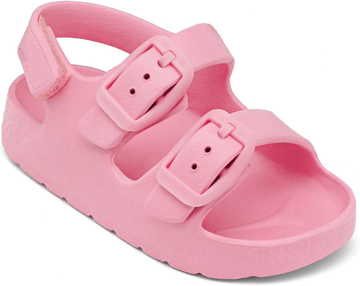 ChayChax Toddler Boys Girls Double Buckle Sandals Children's Adjustable Back Strap Water Sandal | Amazon (US)