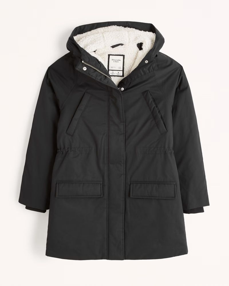 Sherpa-Lined Parka | Abercrombie & Fitch (US)