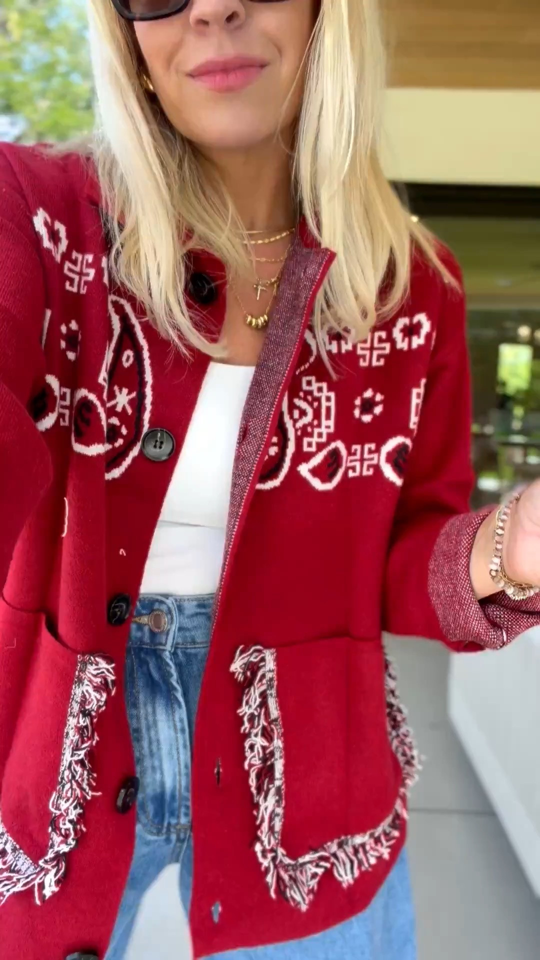 $33 today on sale for this cute cardigan!
