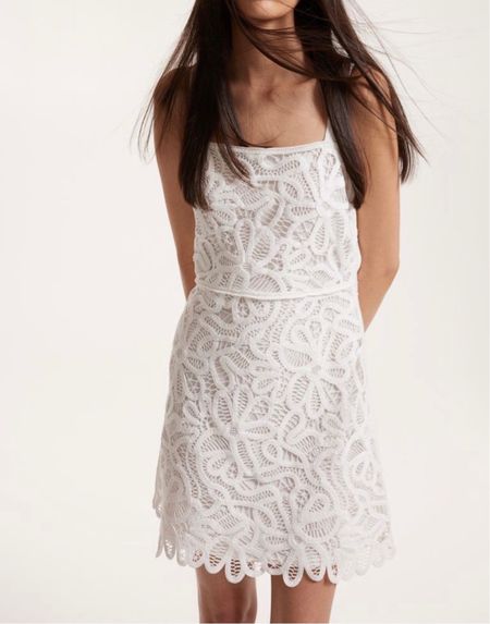 White lace mini dress - summer outfit graduation dress

#LTKfindsunder50 #LTKstyletip #LTKSeasonal