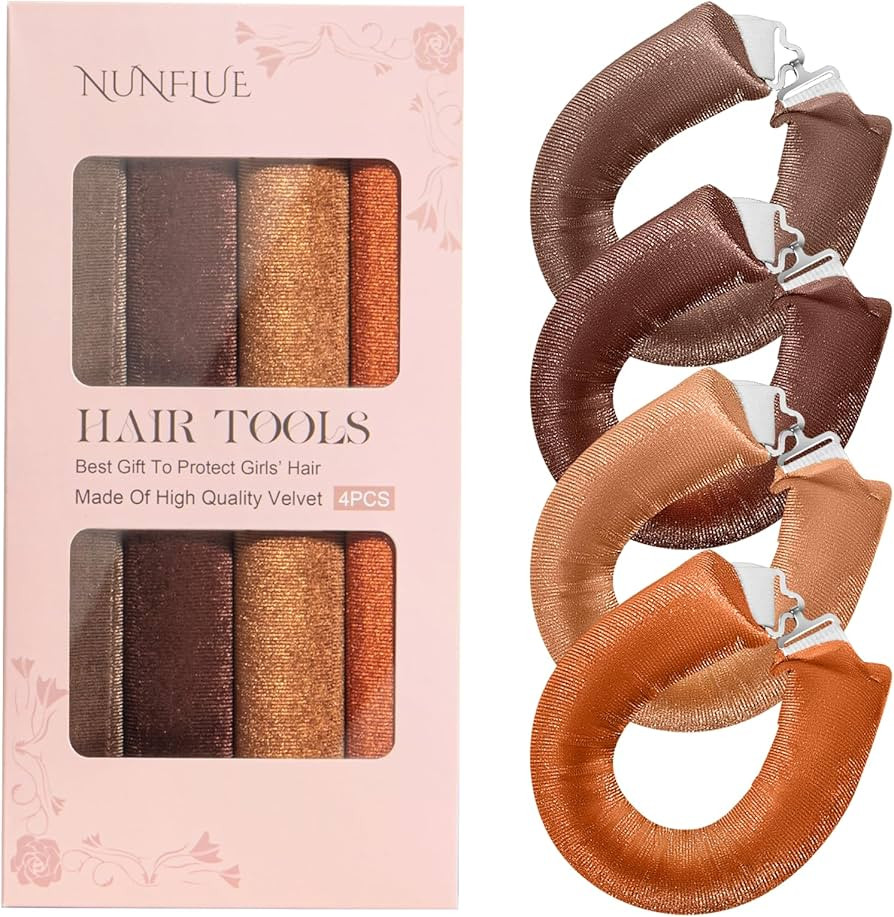 Heatless Curls Overnight Set - Jumbo Soft Hair Curlers to Sleep In, No Damage Velvet Curling Rods... | Amazon (US)