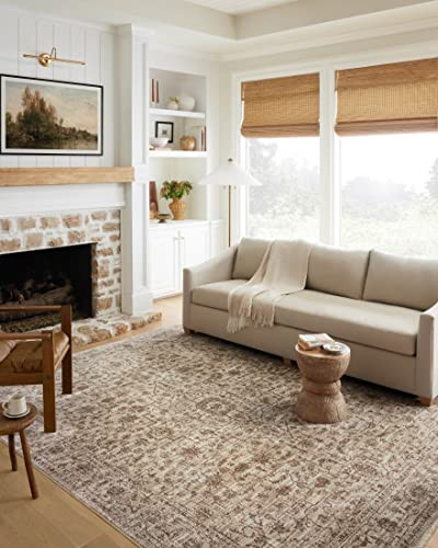 Loloi Sorrento Collection SOR-01 Bark/Natural 11'-6" x 15'-7" Area Rug | Amazon (US)