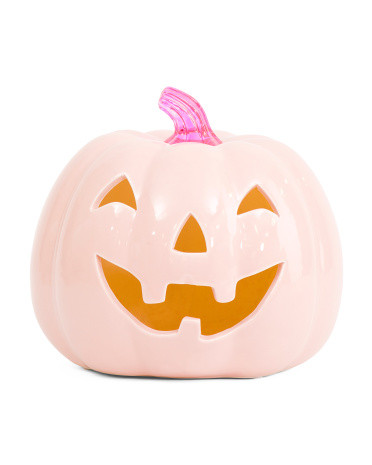 Ceramic Led Jack O Lantern Pumpkin | TJ Maxx