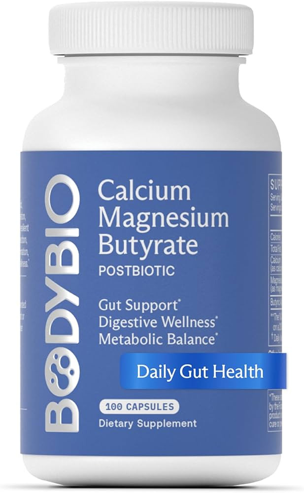 BodyBio Butyrate - Postbiotic for Gut Health, Digestive Support, Bloat, Gas & Constipation Relief... | Amazon (US)