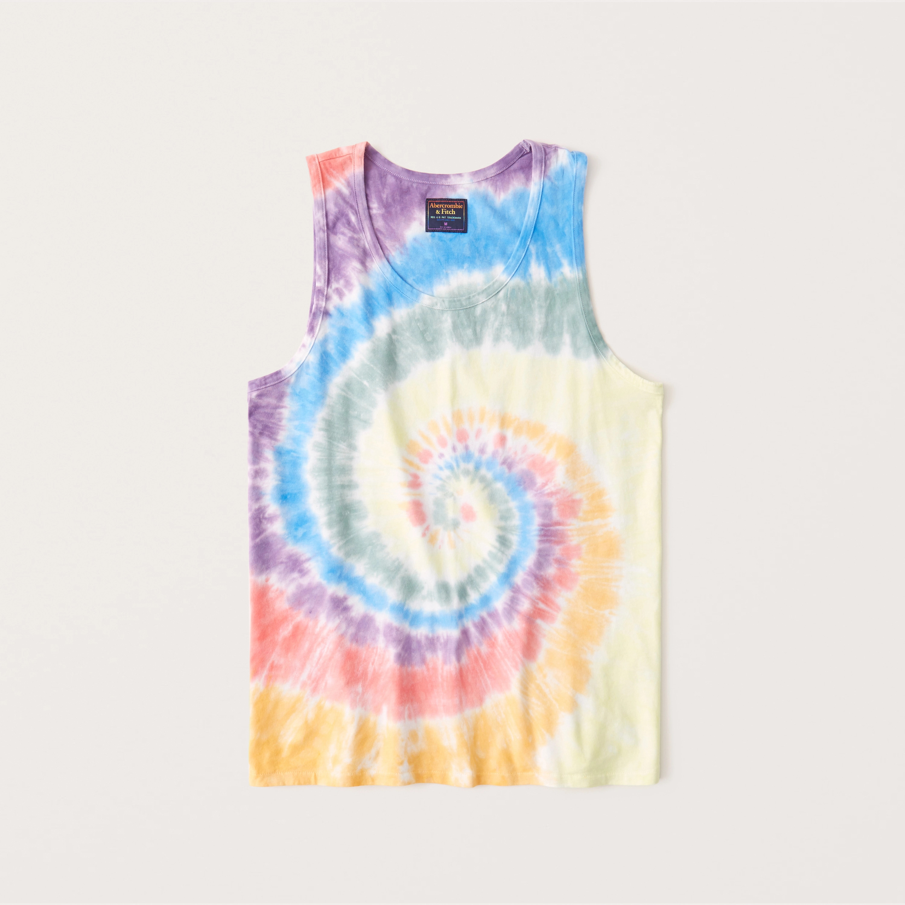 Pride Tie-Dye Croppable Tank | Abercrombie & Fitch (US)