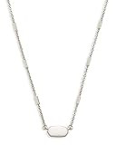 Kendra Scott Fern Pendant Necklace for Women, Dainty Fashion Jewelry, Bright Silver-Plated | Amazon (US)