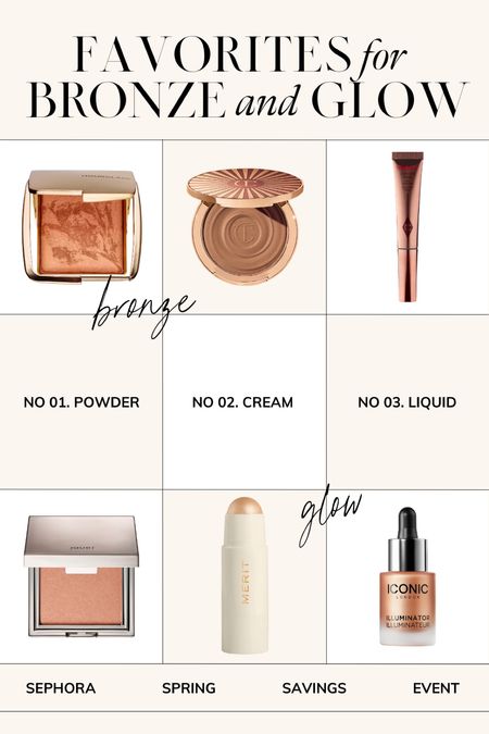 Sephora spring savings event: bronze and glow favorites🤎

Sephora sale, Sephora faves, Sephora finds, Sephora roundup, bronzer faves, best bronzer, best bronzers, glowy skin, skin glow, bronze skin, liquid bronzer, powder bronzer, cream bronzer, stick bronzer, glow stick

#LTKunder50 #LTKsalealert #LTKbeauty