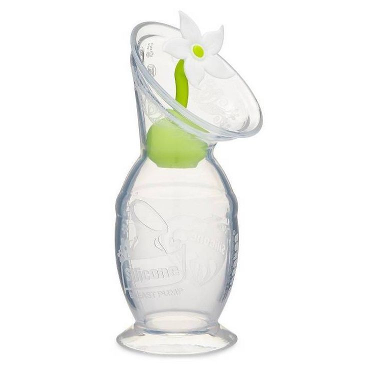 Haakaa Breast Pump with Suction Base and White Flower Stopper - 5oz | Target