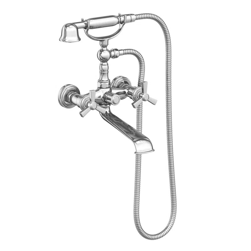 Miro Tub & Shower Faucet - Wall Mount | Wayfair North America