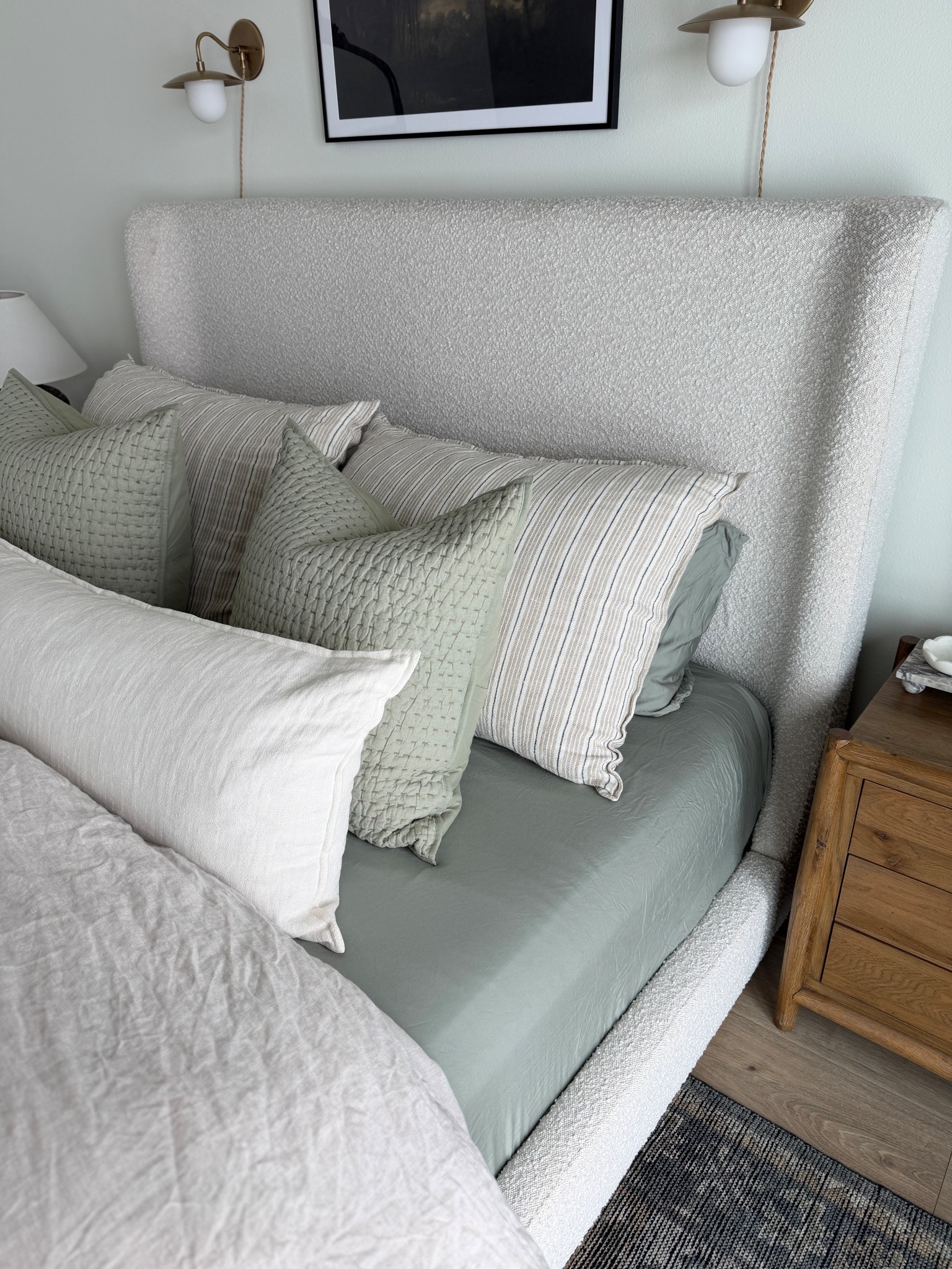 My cozy bed pillows! These striped pillows are HUGE and a little spendy. But they come with the down insert and go with any style/colors. We’ve had these for 5 years and still love them! Sometimes you can get them 20-30% off  

#LTKHome