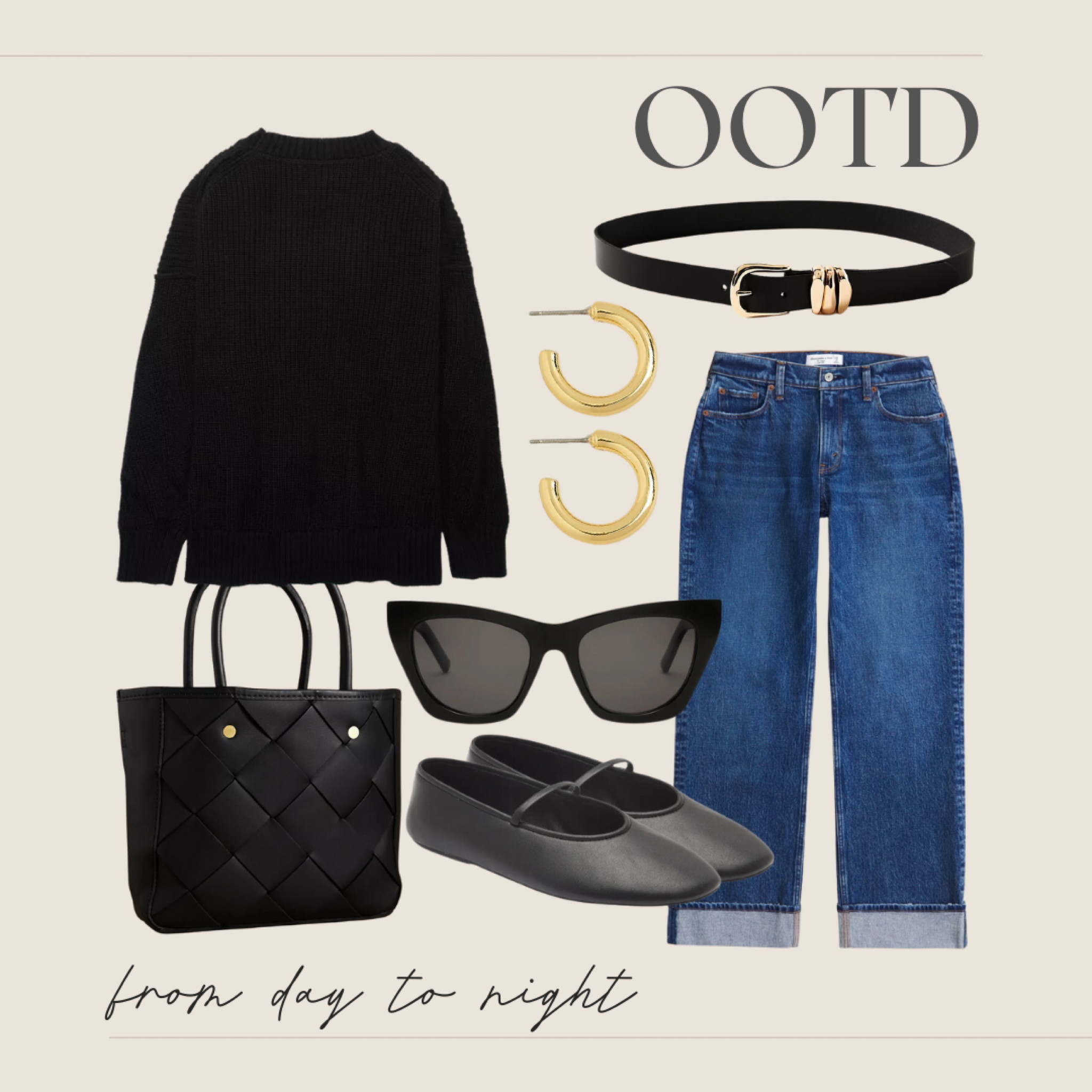 •outfit of the day•

save yourself the headache of deciding on whole new look for night by wearing some of the same pieces that you wore during the day. 

#LTKover40 #LTKshoecrush #LTKstyletip