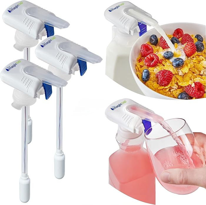 The Magic Tap Automatic Drink Dispenser - Hands-Free Beverage Dispenser for Fridge - Perfect for ... | Amazon (US)