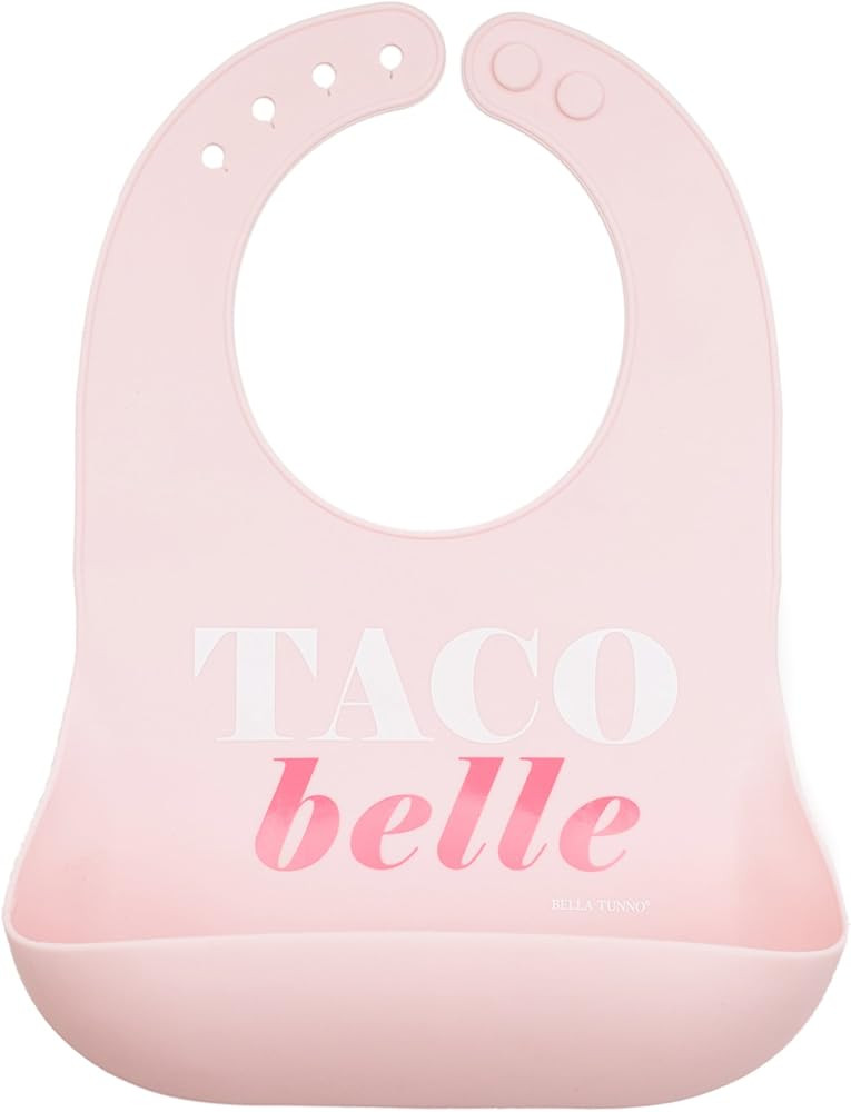 BELLA TUNNO Girl’s Wonder Bib – Silicone Baby Bib for Girls, Non-toxic BPA Free Soft Silicone... | Amazon (US)