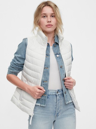 Upcycled Lightweight  Puffer Vest | Gap (US)