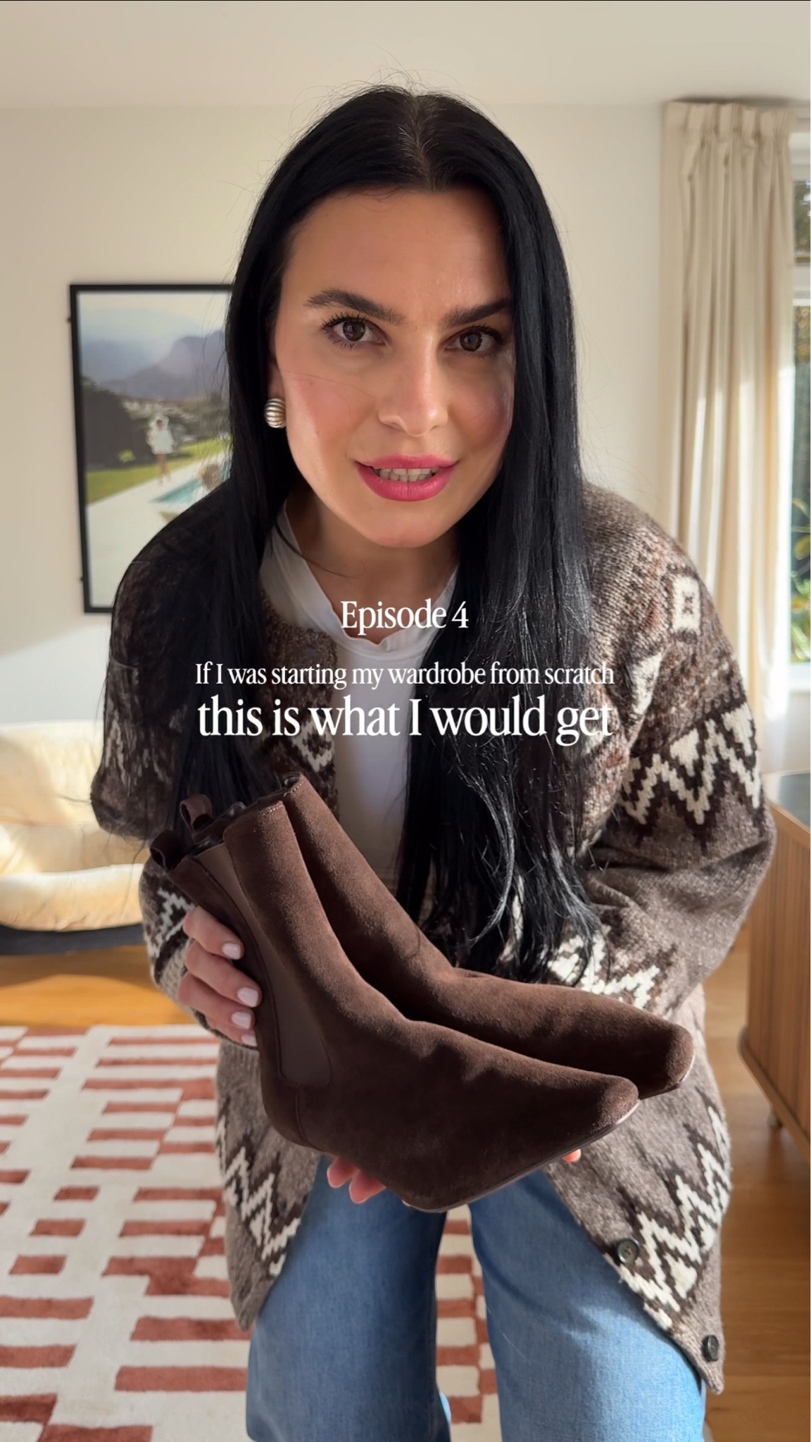 Ad EP4 If I was starting my wardrobe from@scratch, this is what I would get: a pair of brown suede ankle boots

#LTKwinter #LTKuk #LTKshoes