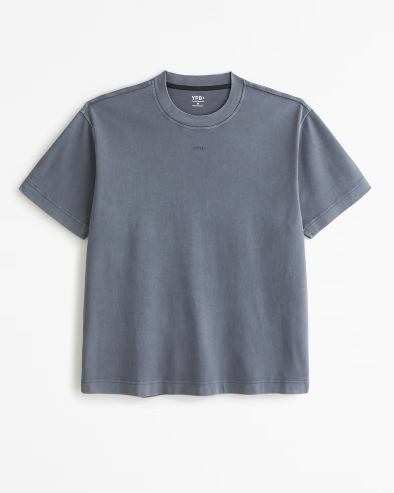 Abercrombie & Fitch Men's YPB Active Heavyweight Cotton Tee in Blue - Size S | Abercrombie & Fitch (US)