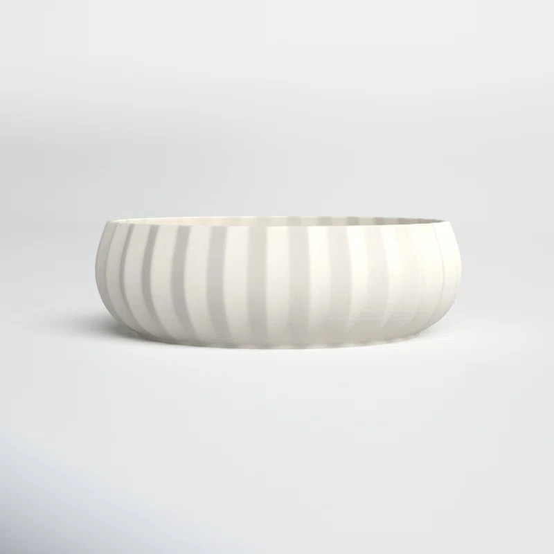 Joss & Main Almina White Ceramic Bowl & Reviews | Wayfair | Wayfair North America