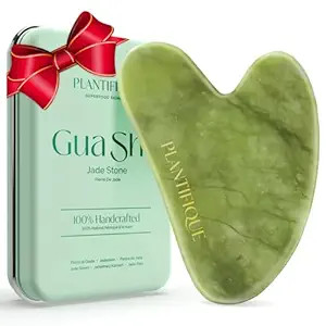 PLANTIFIQUE Gua Sha Facial Tools - Massage Tool - Jawline Sculptor - Face Sculpting Tool for Your... | Amazon (US)