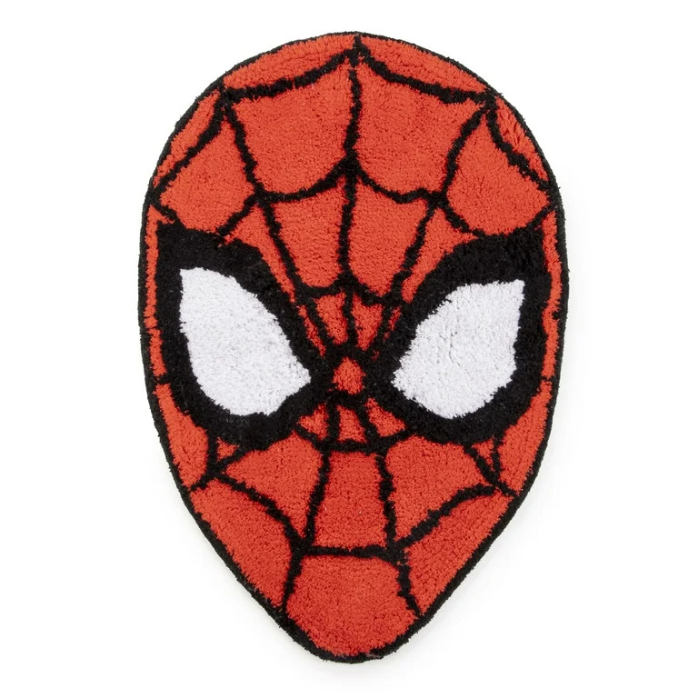 Spider-Man Kids Tufted Rug, 17" x 25", Cotton, Red, Marvel | Walmart (US)
