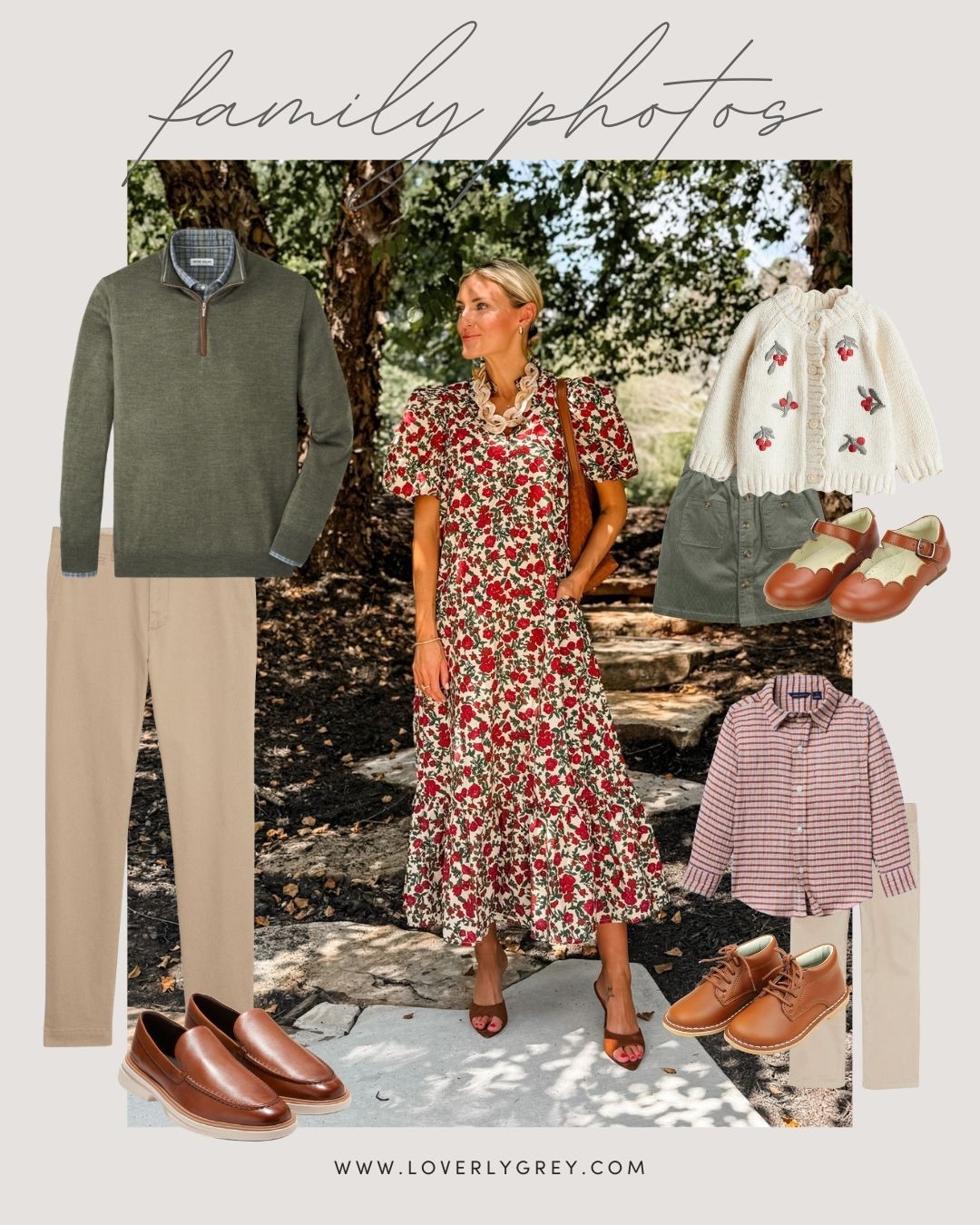 Warm, festive, and timeless — this fall family photo outfit collage features beautiful shades of green and red, perfect for capturing cozy, coordinated looks for the season. Wearing S.

#FallFamilyPhotos #FamilyStyle #FallOutfits #PhotoOutfitIdeas #CozyStyle #ClassicStyle #CoordinatedLooks #EffortlessStyle #LTKStyle #FallFashion #HolidayInspo

#LTKKids #LTKMens #LTKFamily