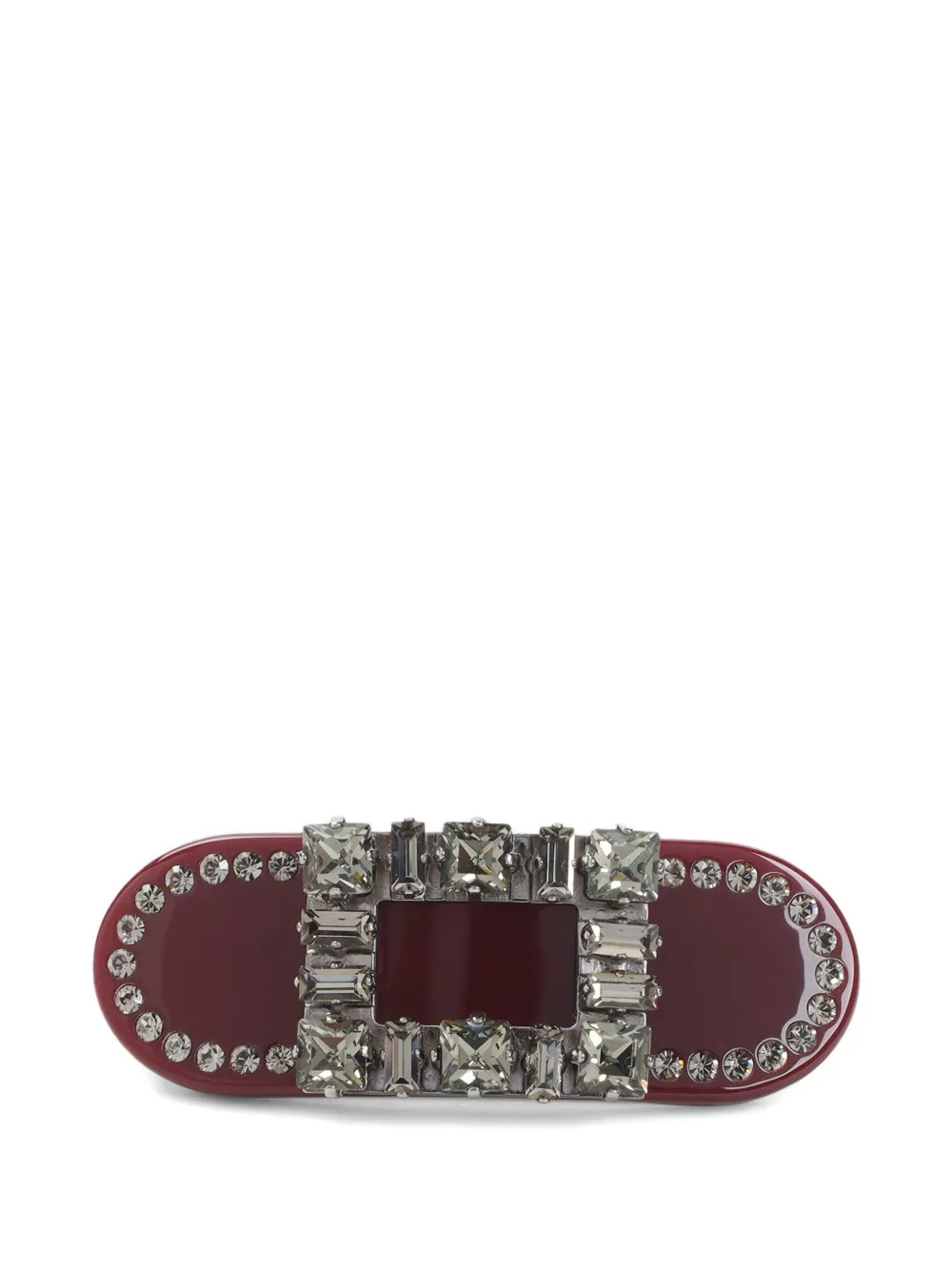 Roger Vivier Très Vivier crystal-embellished Hair Clip | Red | FARFETCH ID | Farfetch Global
