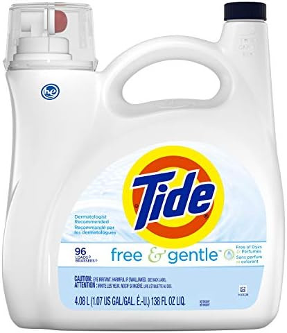 Tide Free & Gentle Liquid Laundry Detergent, 96 Loads | Amazon (CA)