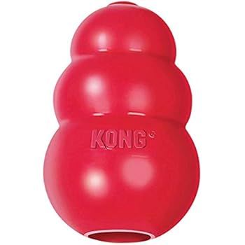 KONG - Classic Dog Toy - Durable Natural Rubber - Fun to Chew, Chase and Fetch | Amazon (US)
