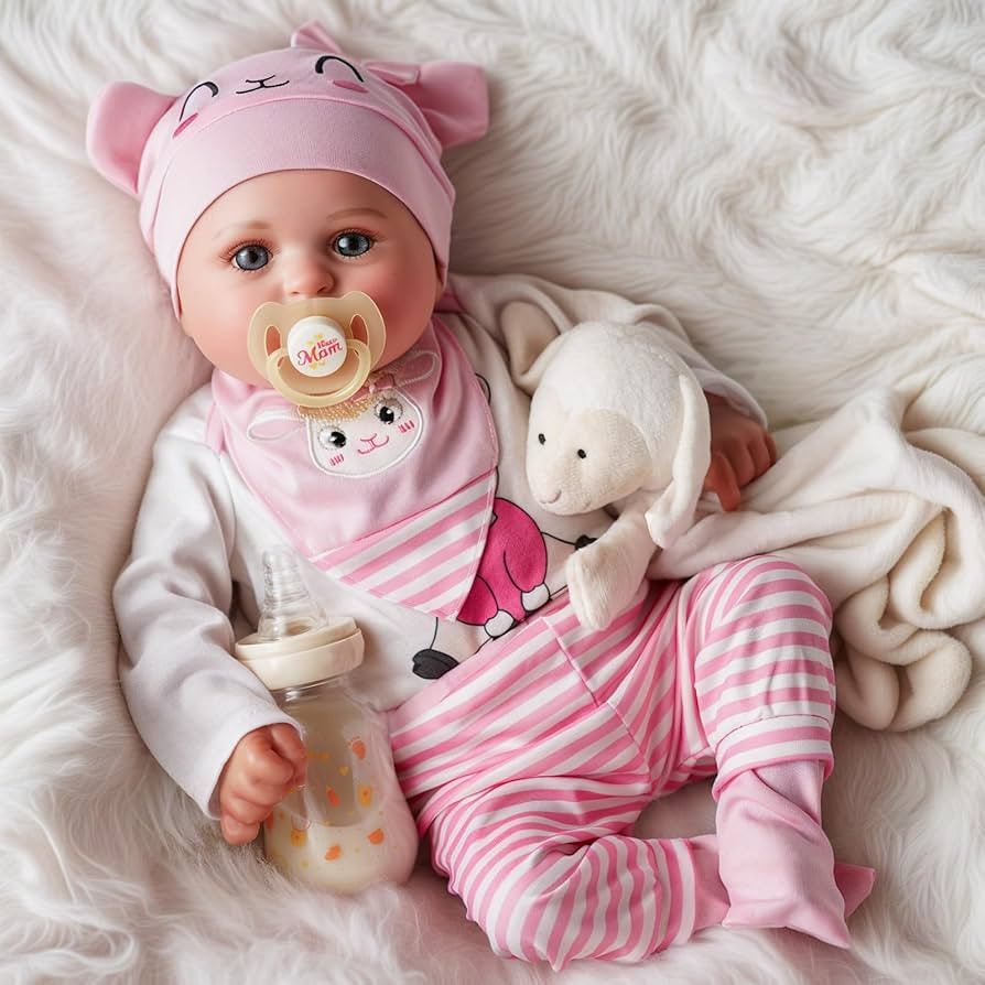 BABESIDE Reborn Baby Dolls - Bailyn, 20 Inch Handmade Realistic Baby Doll Soft Body Life Like Bab... | Amazon (US)