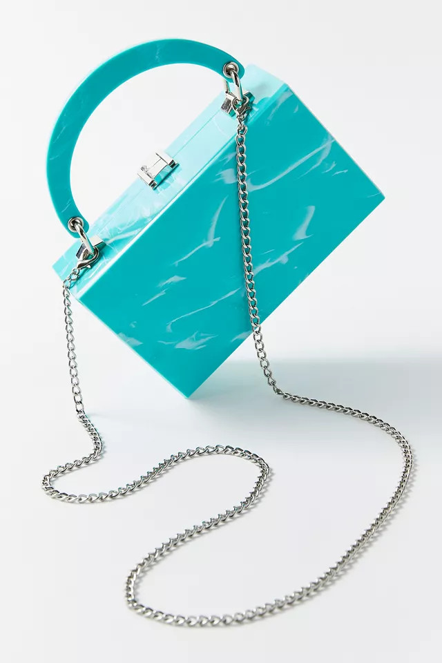 Olga Berg Chantelle Acrylic Handle Bag | Urban Outfitters (US and RoW)