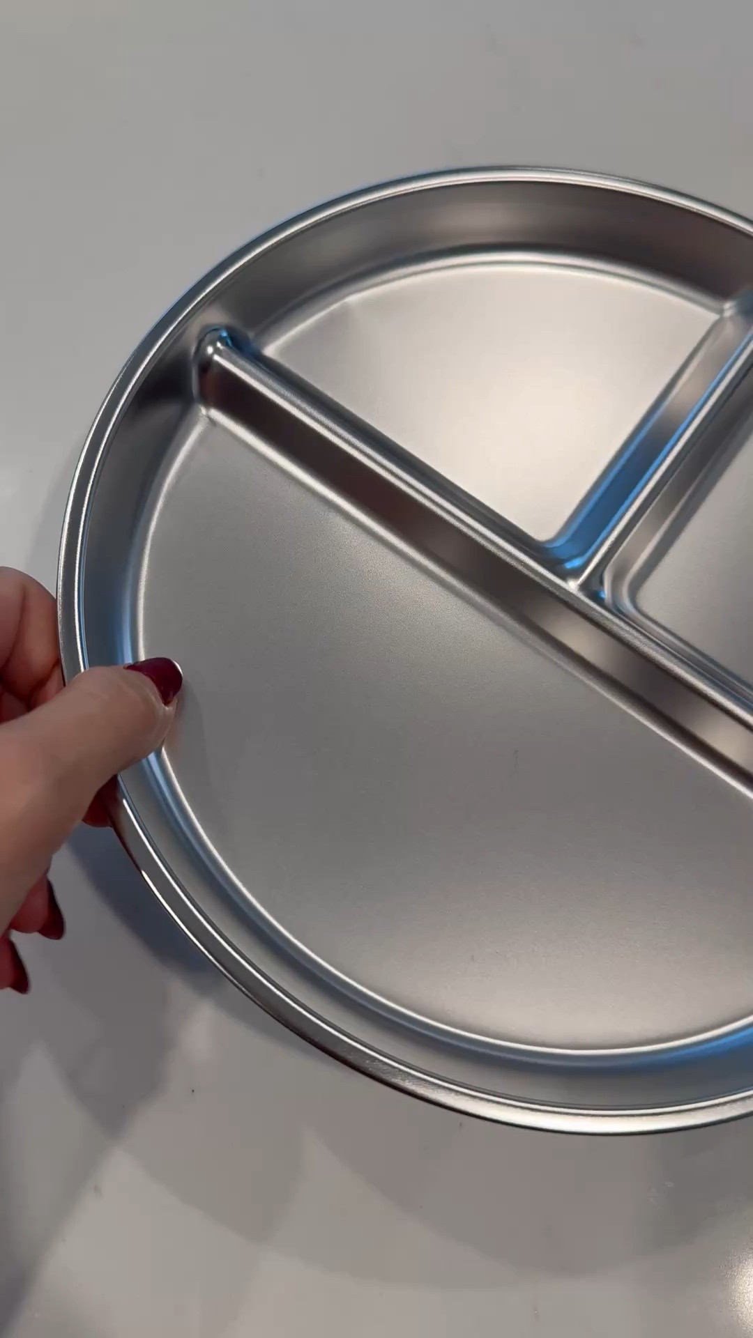 Stainless steal plates for kids 

#LTKmomlife #LTKKids #LTKHome