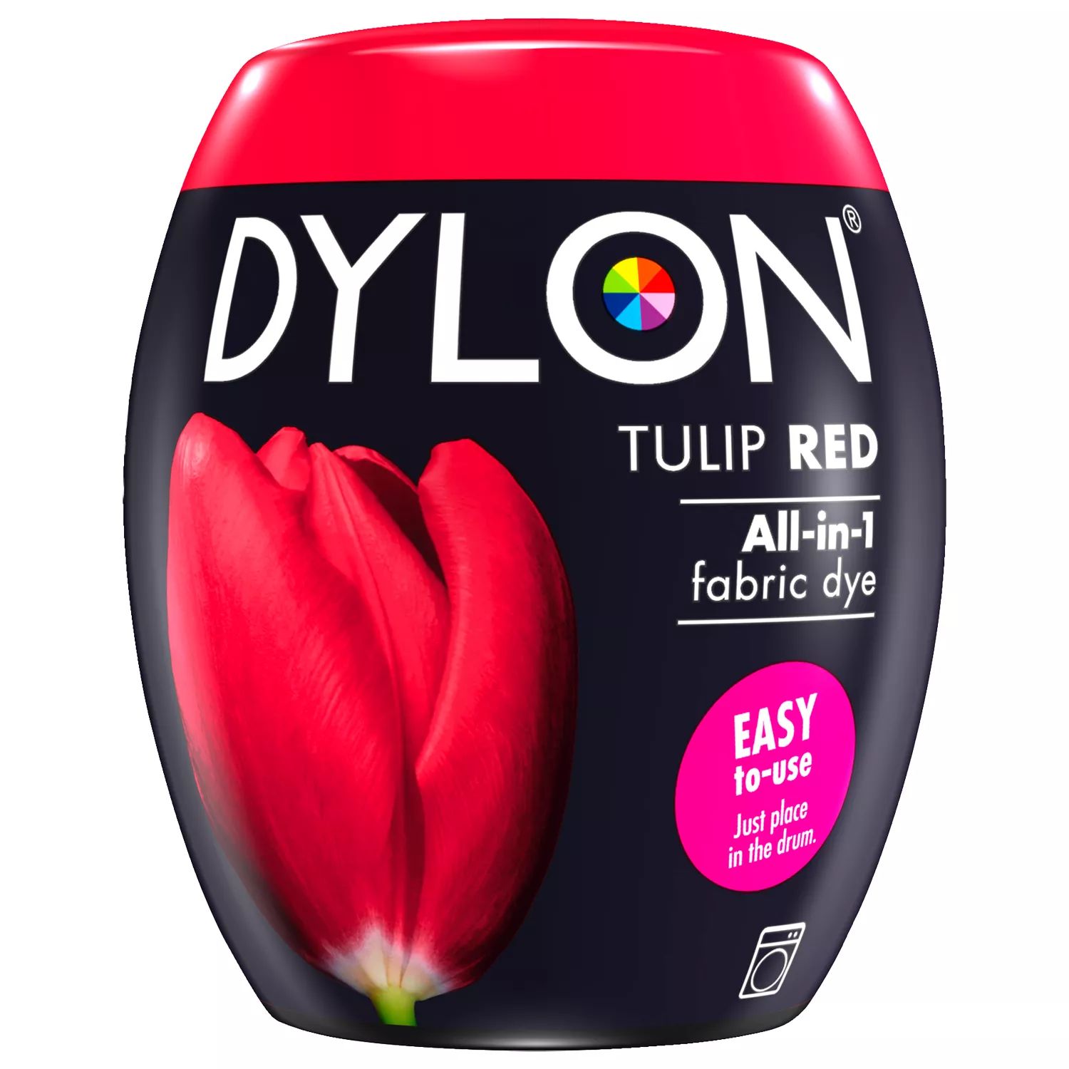 DYLON All-In-1 Fabric Dye Pod, 350g, Tulip Red | John Lewis (UK)