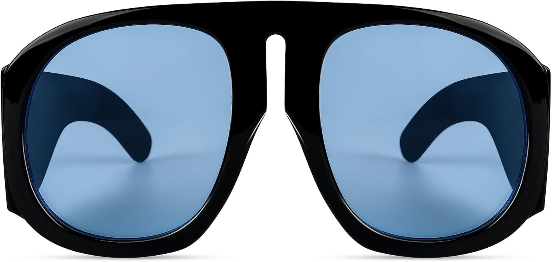 Oversized Square Sunglasses Womens Mens Vintage Round Aviator Sun Glasses Big Frame Thick Classic... | Amazon (US)