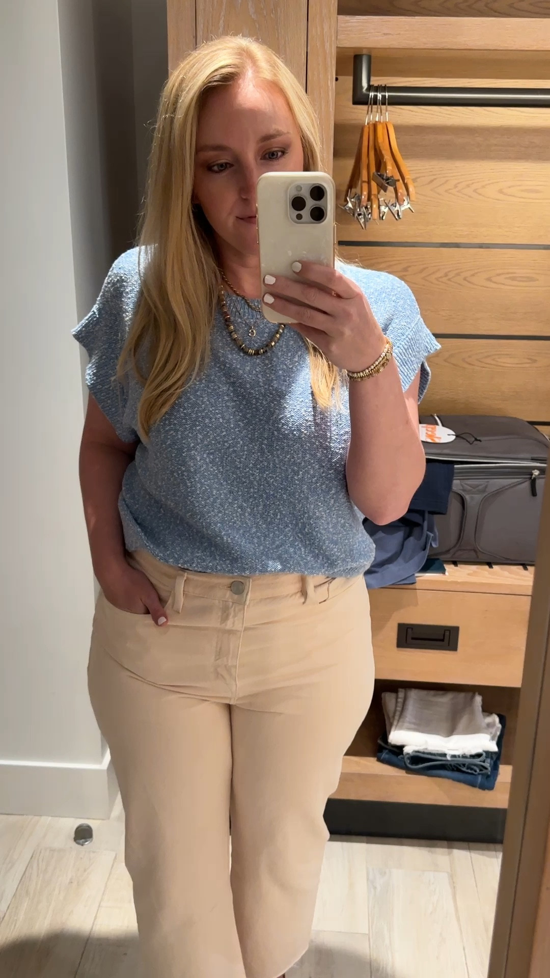 Obsessed with this easy sweater top and blush cropped denim. My first pair of Frame jeans and I’m hooked. And these Target leather sandals are SO comfortable and go with everything  

#LTKWorkwear #LTKMidsize #LTKStyleTip