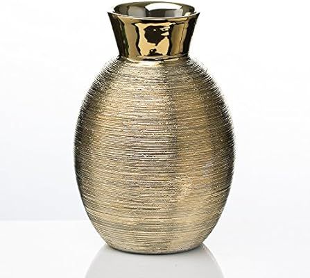 Richland Vase Elegant Ceramic Gold 6.5" | Amazon (US)