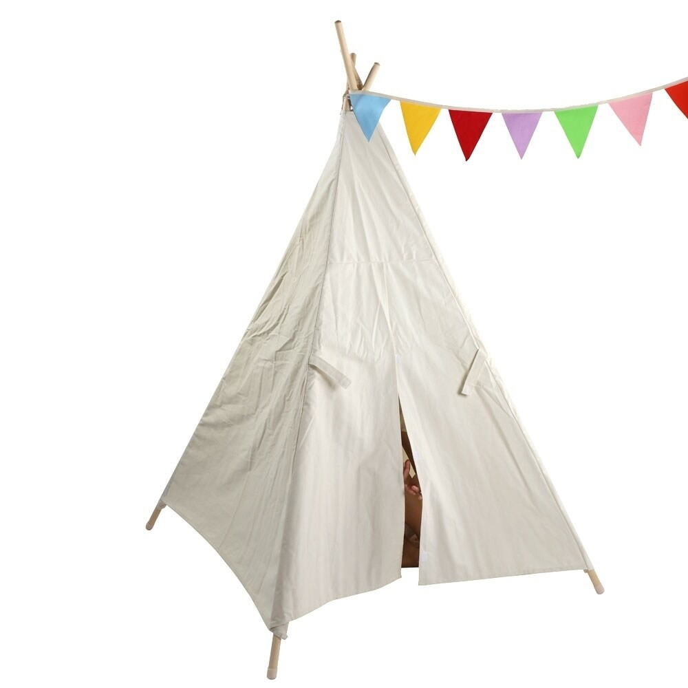 Portable Kids Playhouse Sleeping Dome Teepee Tent White | Bed Bath & Beyond