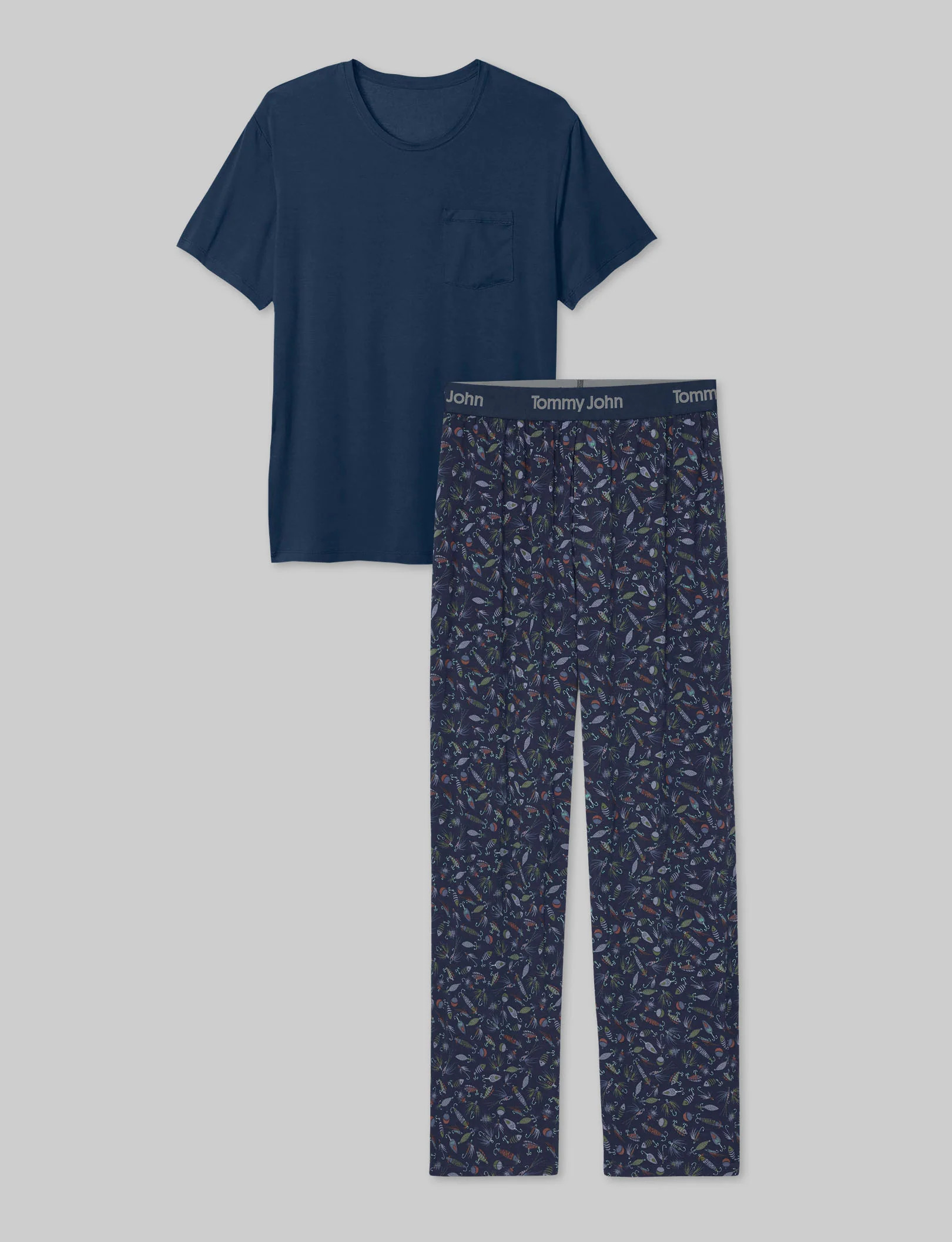 Second Skin Sleep Pocket Tee & Pant Set | Tommy John