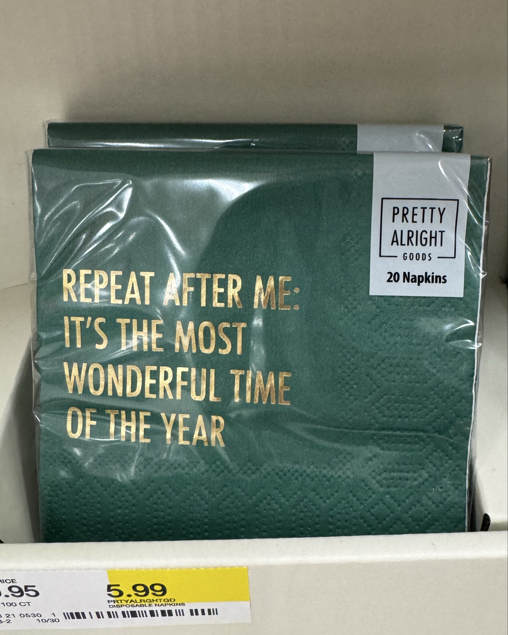 Funny saying napkins! Perfect for holiday parties! My store didn’t have all of them so even more are linked!! Love the Christmas ones!

#LTKHoliday #LTKParties #LTKSeasonal