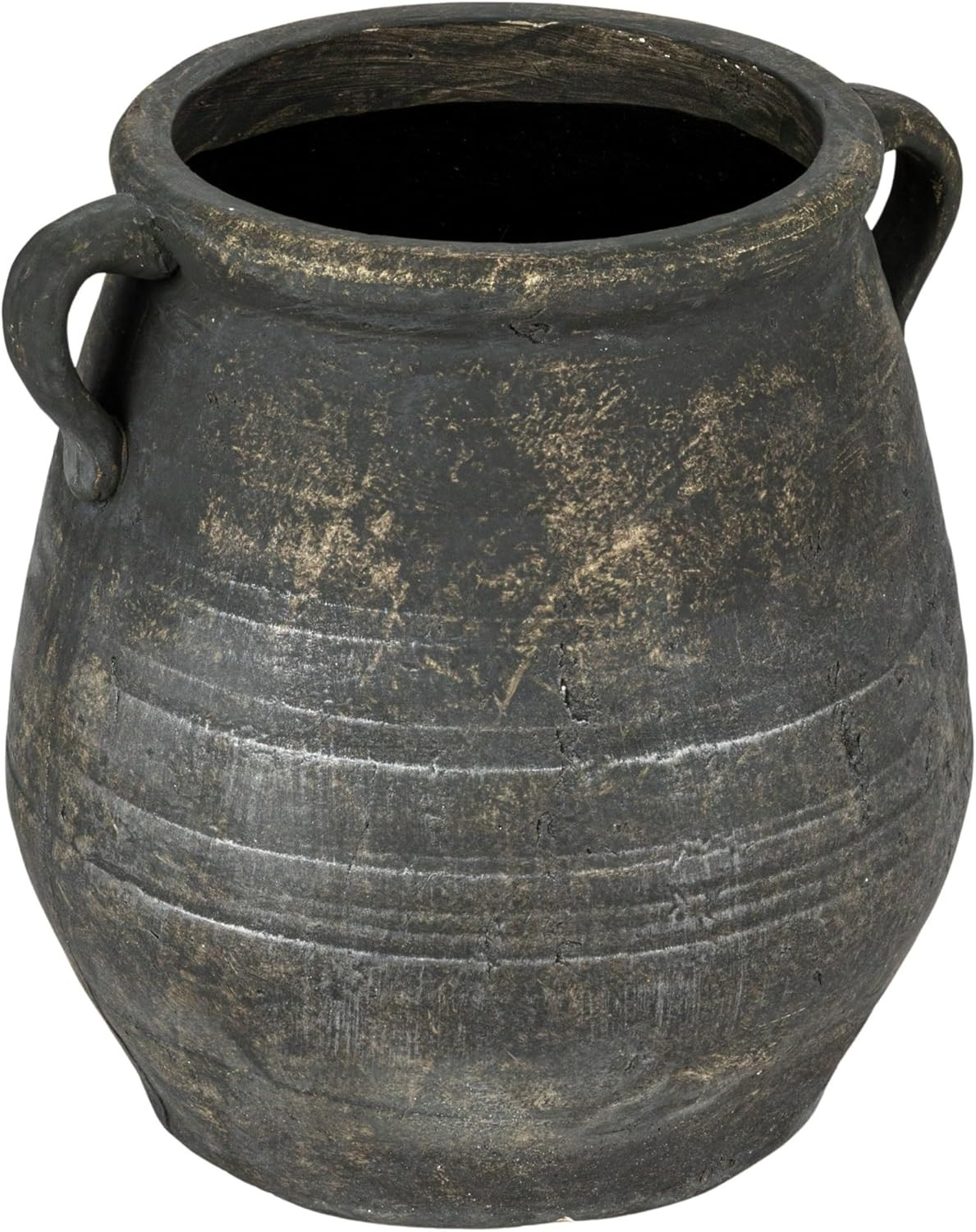 Creative Co-Op Whitewashed Terra-Cotta Urn, Grey | Amazon (US)