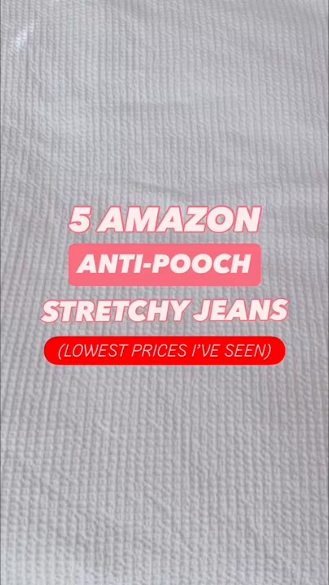 Anti-Pooch Stretchy Jeans | jeans | stretchy jeans | Amazon fashion | denim 


#LTKmomlife #LTKFindsUnder50 #LTKFindsUnder100
