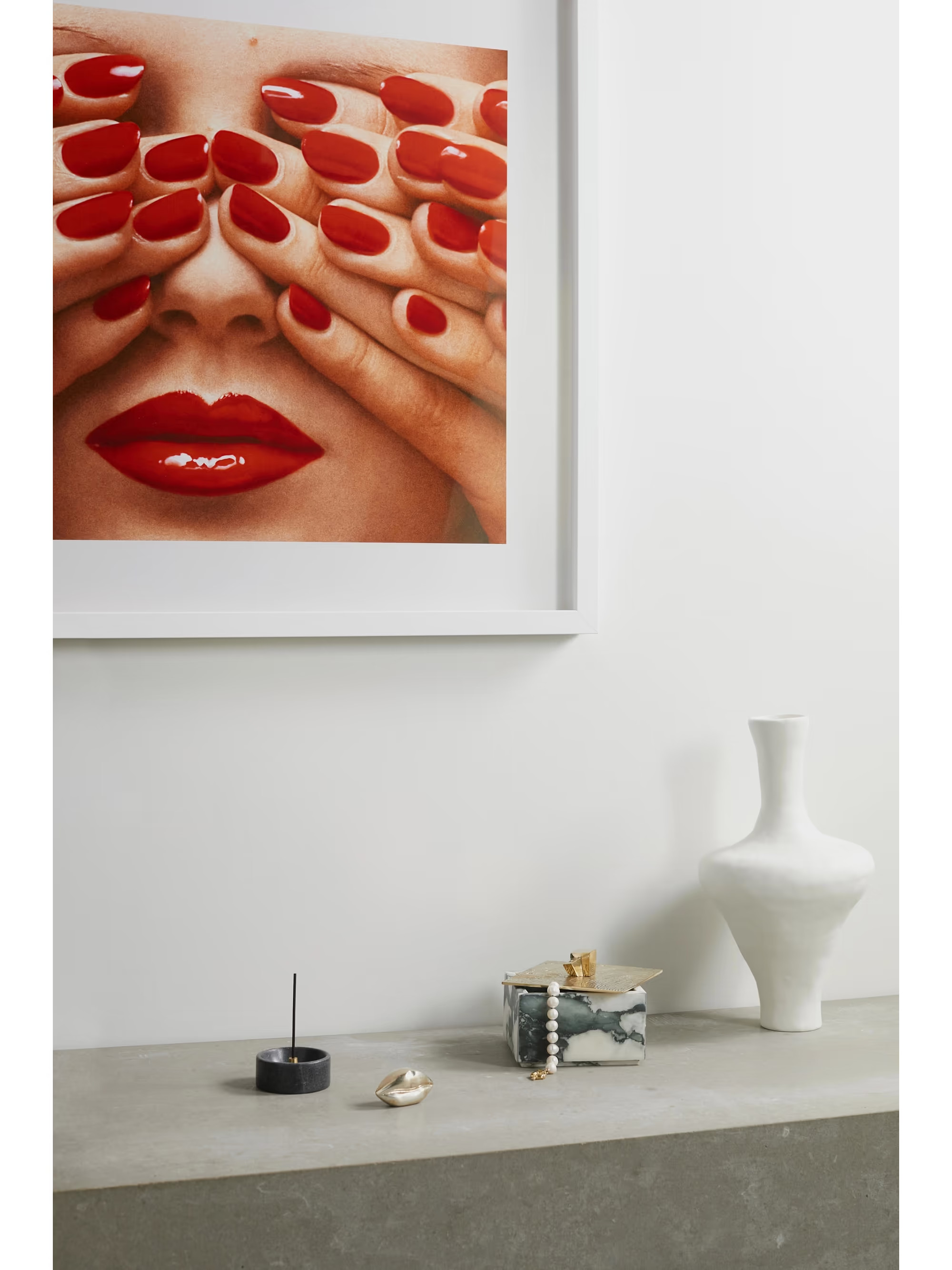 AP8Guy Bourdin framed print, 35'' x 31'' | NET-A-PORTER (US)