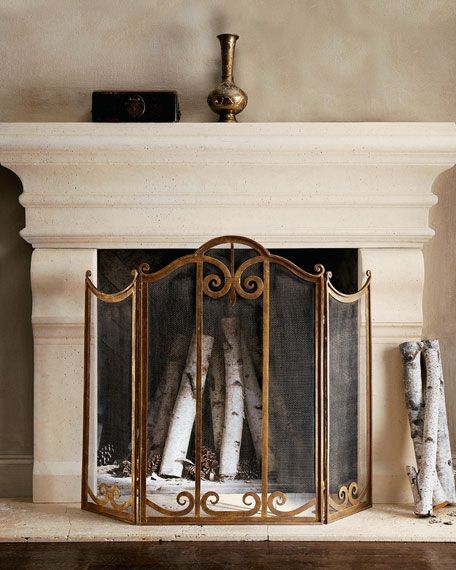 Classic Fireplace Screen | Horchow
